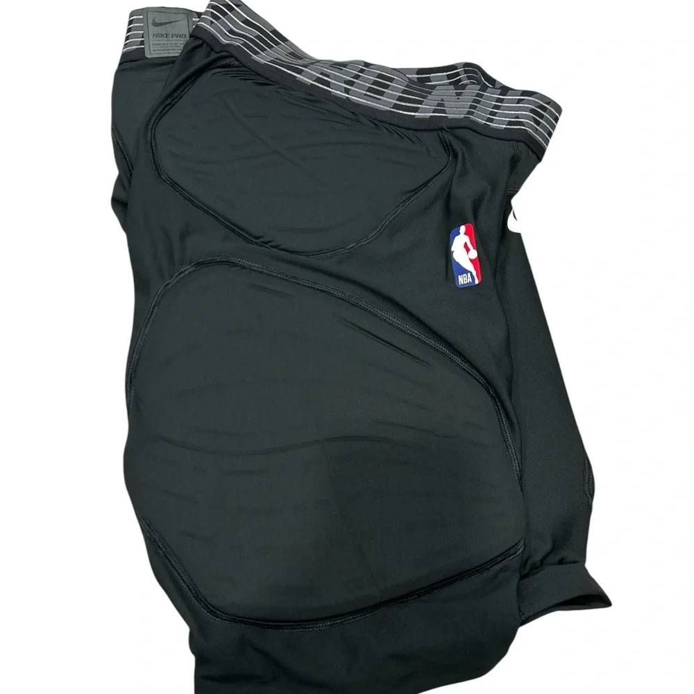 Nike Black Pro Compression Shorts with NBA Logo XXL