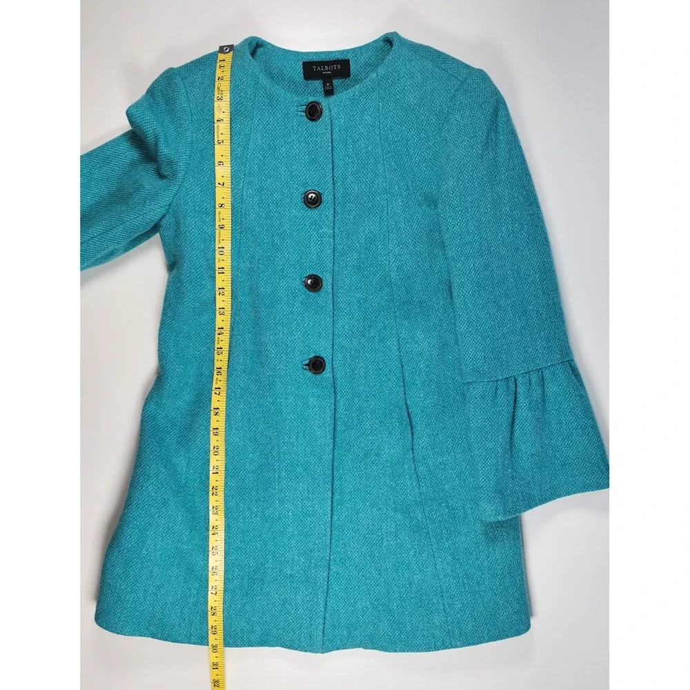 Talbots Petites Women's Wool Blend Jacket Size 2P Minimalist Career‎