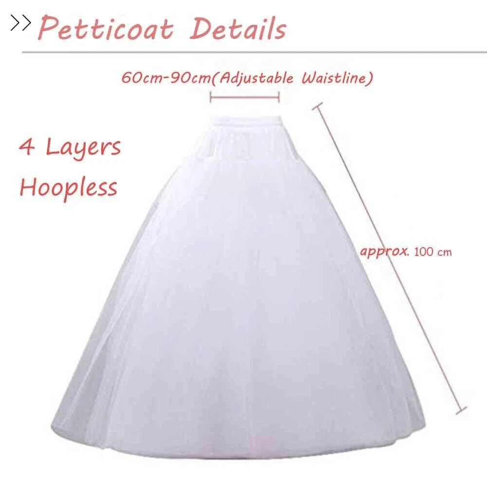 WOWBRIDAL long hoopless