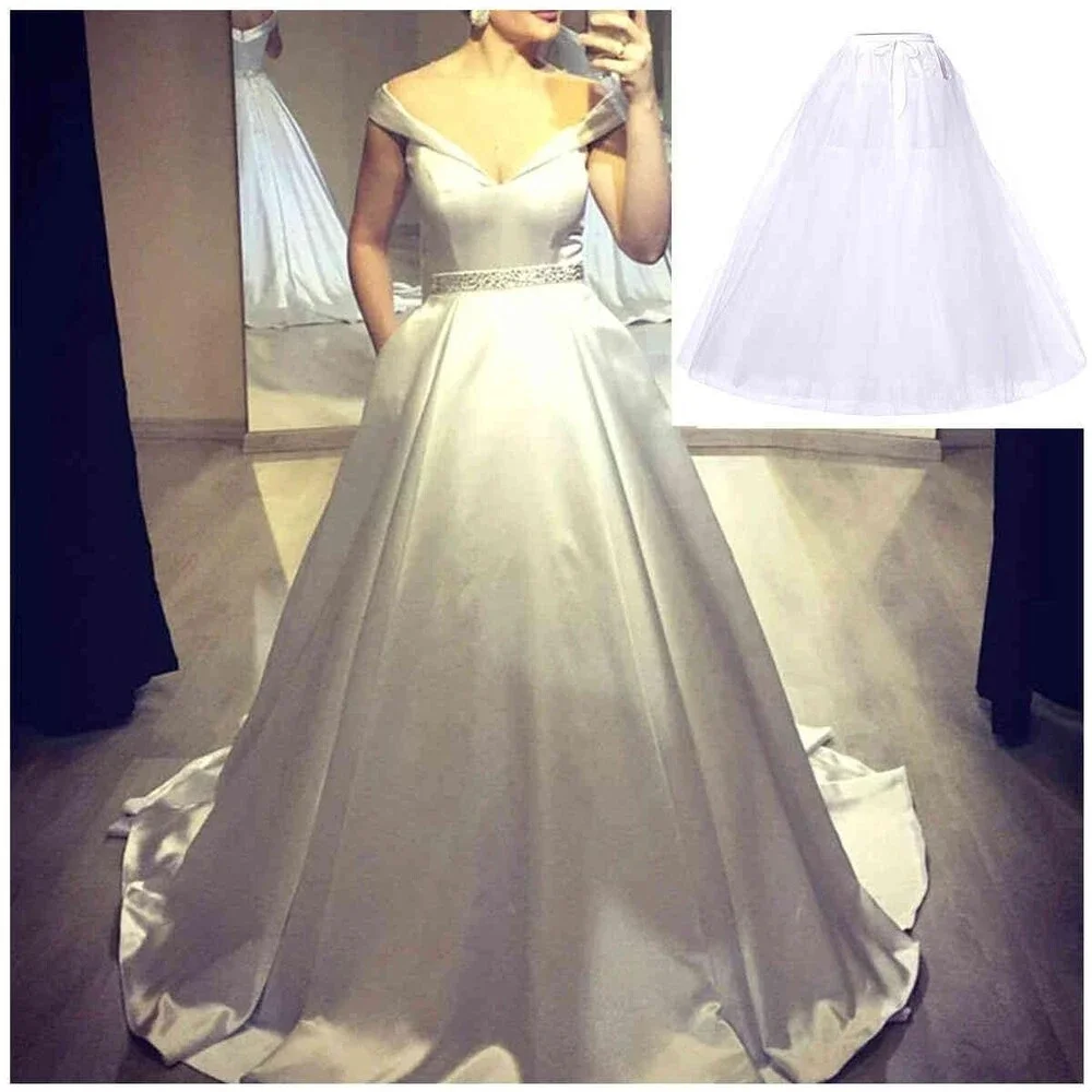 WOWBRIDAL long hoopless