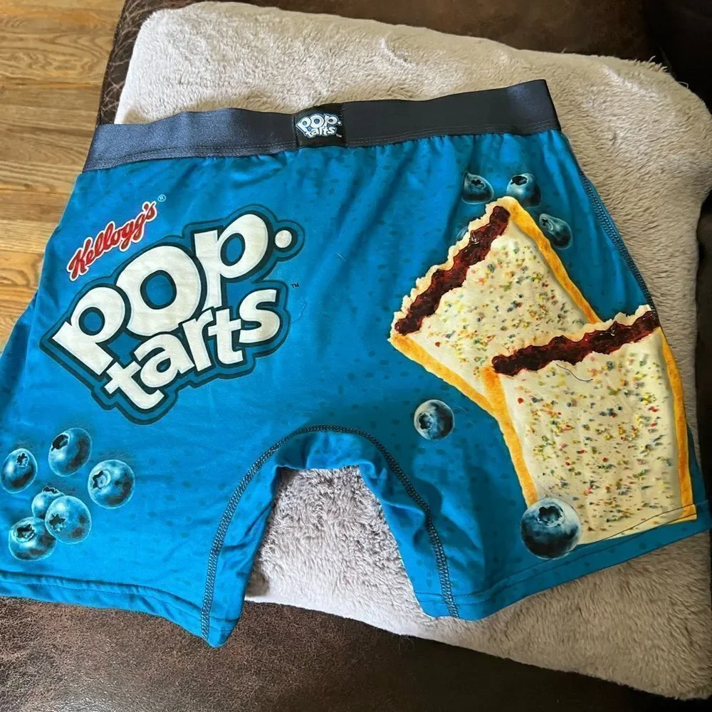 Kellogs Novelty Blueberry Pop Tarts Boxer Briefs Large