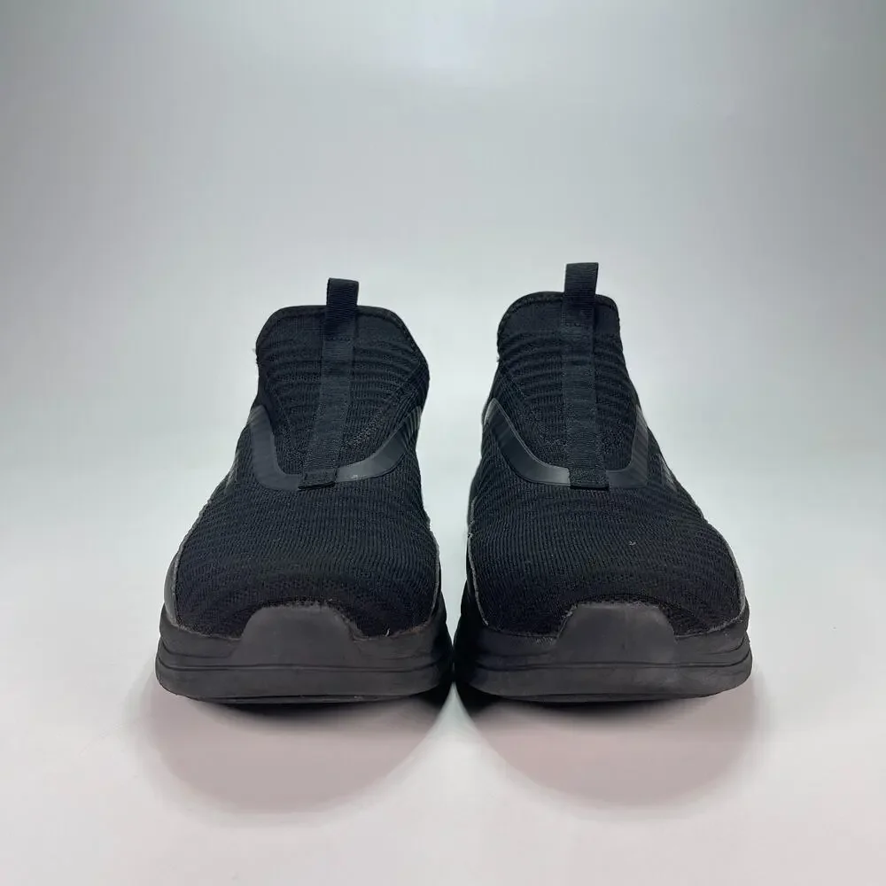 FitVille StepEase V2 Black Comfort Slip On Sneakers Walking Shoes Men's Size 10W