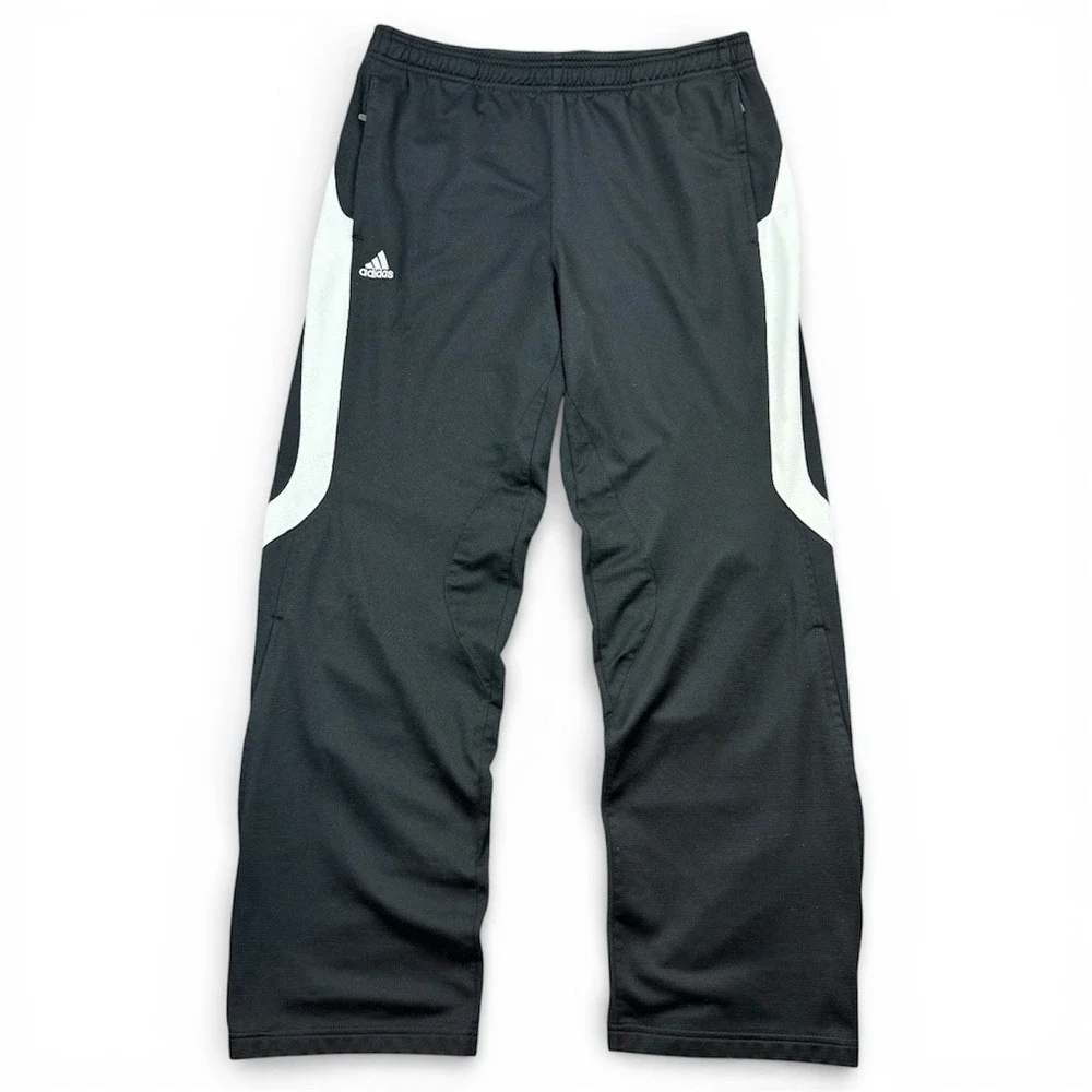 Adidas Sweatpants Men Medium Black Baggy Loose Fit Workout Gym Sportswear Active