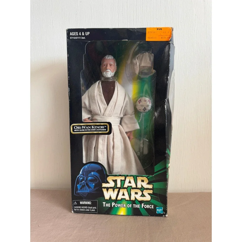 Star Wars Obi Wan Kenobi Vintage Glow in the Dark Lightsaber Action Figure Comic