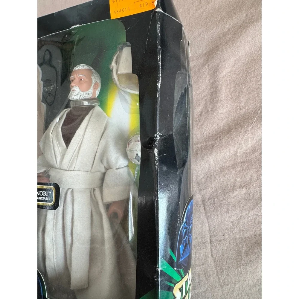 Star Wars Obi Wan Kenobi Vintage Glow in the Dark Lightsaber Action Figure Comic