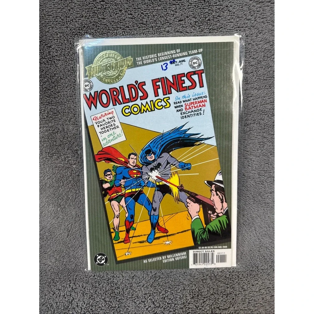 DC Millennium Edition:Worlds Finest Comics #71 Reprint DC 2000 Superman & Batman