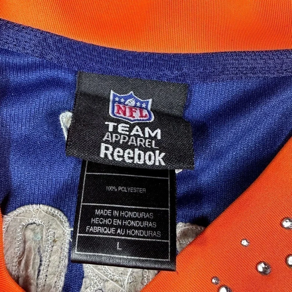 NFL Women’s Denver Broncos Tim Tebow rhinestone Jersey Size Large