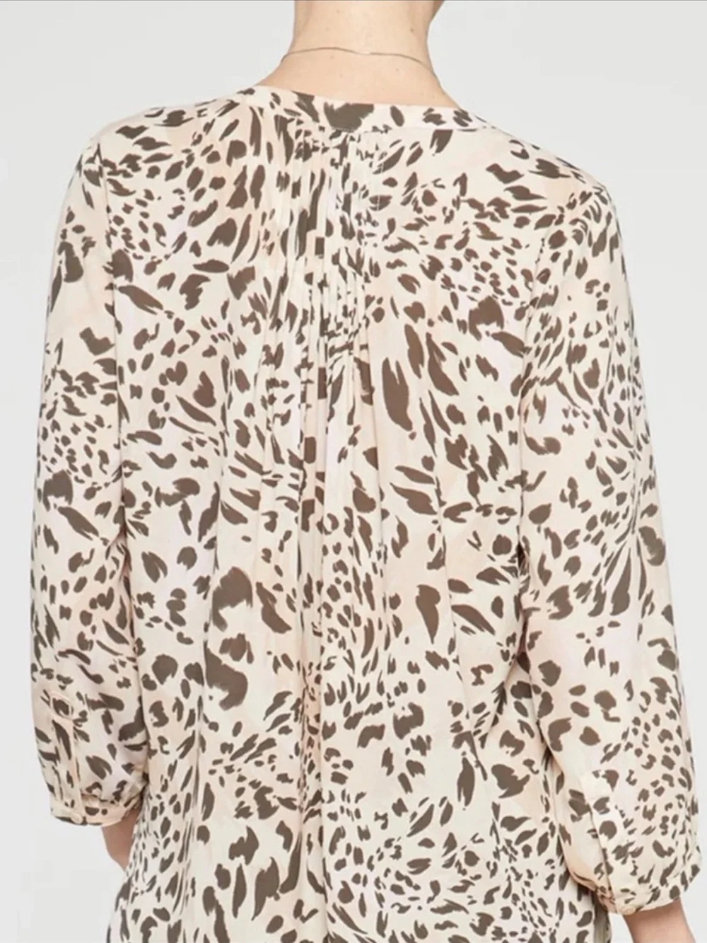 NWT NYDJ Pintuck Blouse in Wild Thing