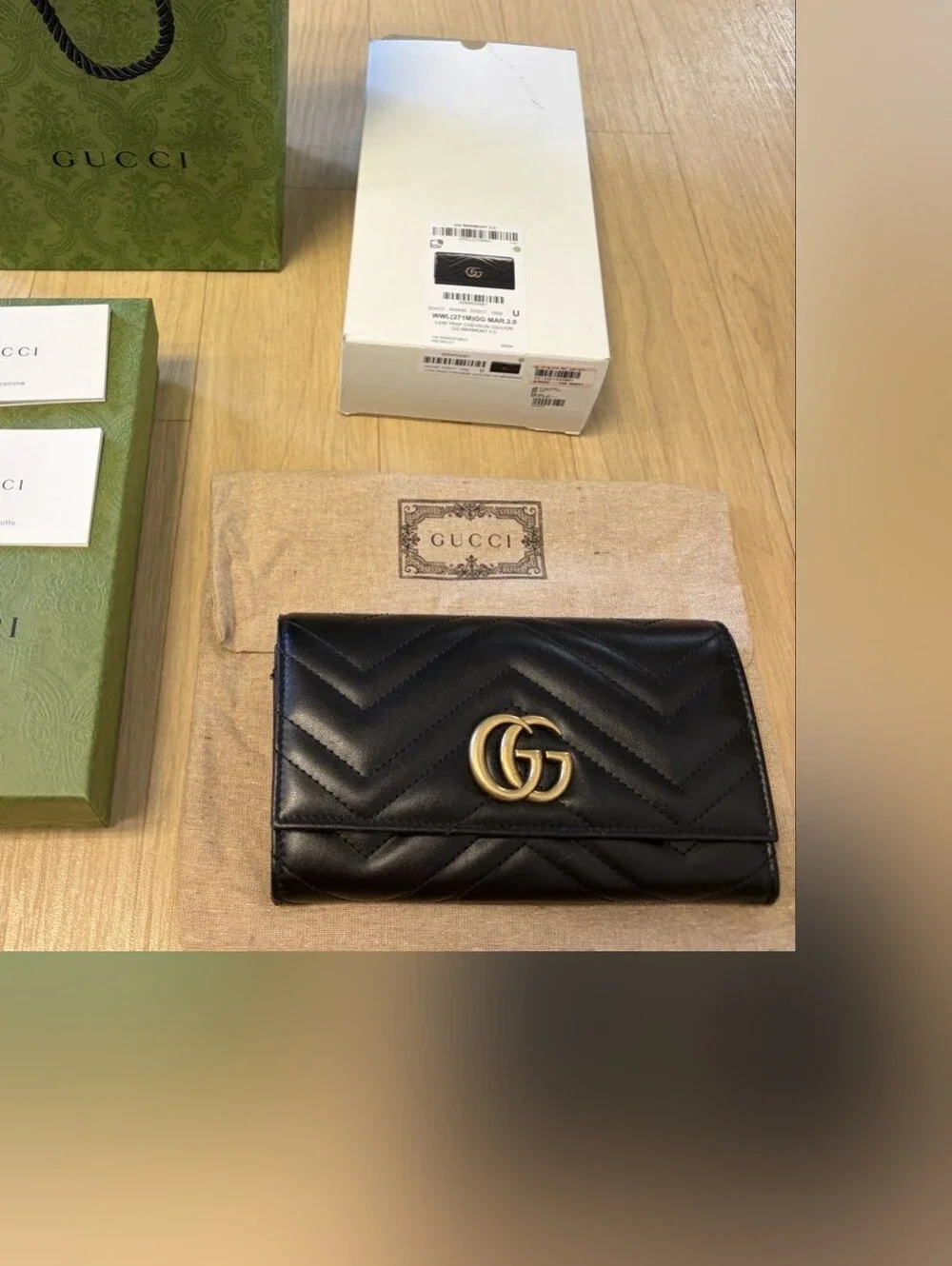 Gucci chevron quilted