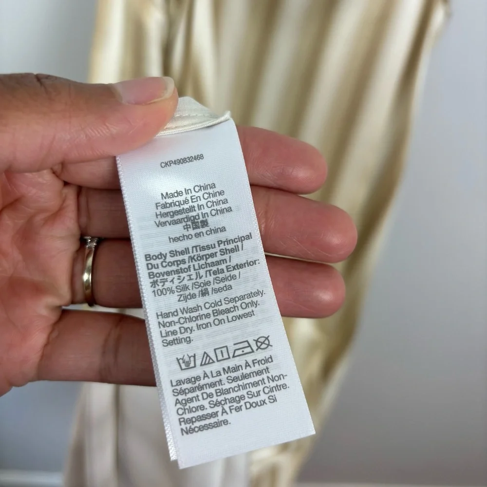 Madewell striped silk