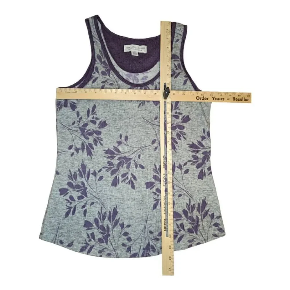 Karen Neuburger Live Love Lounge Floral Tank Top