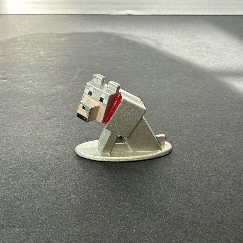 Minecraft Wolf Tamed Dog Nano Metalfigs Jada Toys Die-Cast Metal Figure MC14‎