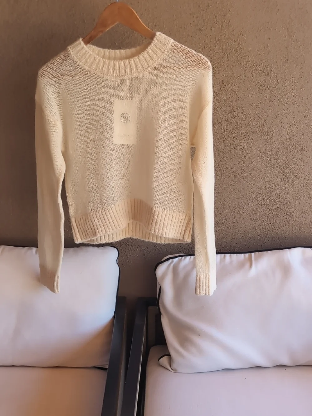 Sezane cream lightweight
