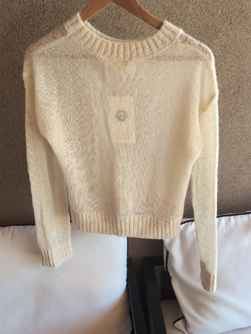 Sezane cream lightweight