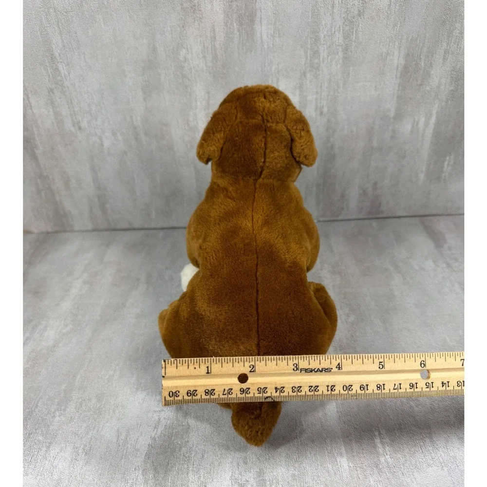 Animal Alley Boxer Dog Plush Toys R Us Brown White Stuffed Animal 9 Inch