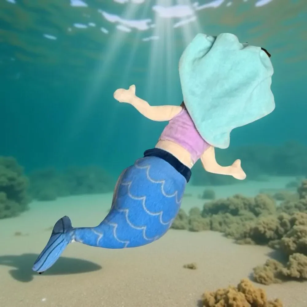 The Memory Building Company Kids Toys Large Plush Mermaid 17”