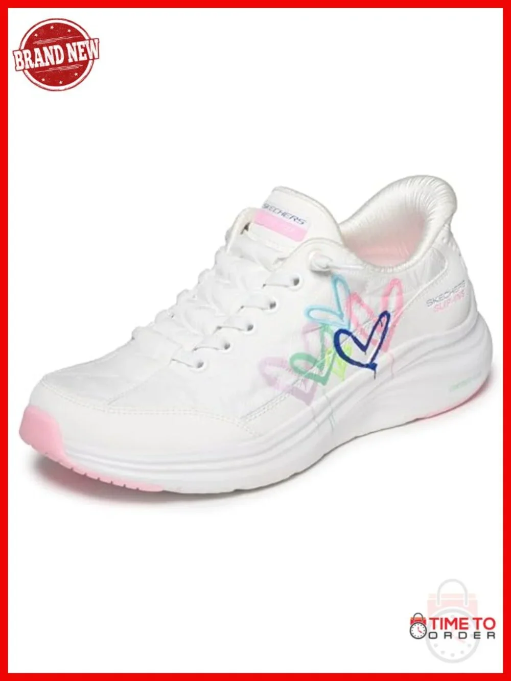 Hands-Free Slip-In Technology, Cozy Fit System, Air-Cooled Memory Foam,