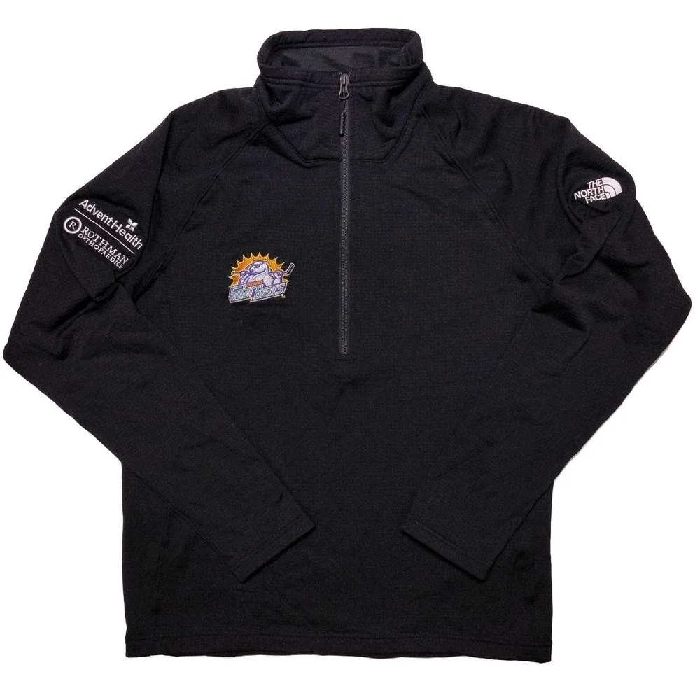 THE NORTH FACE‎ Orlando Solar Bears 1/2-Zip Fleece Pullover Men's Medium M