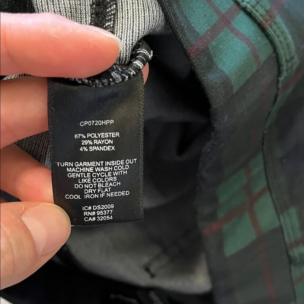 Sanctuary x Anthropologie Green Plaid Leggings - Size Medium