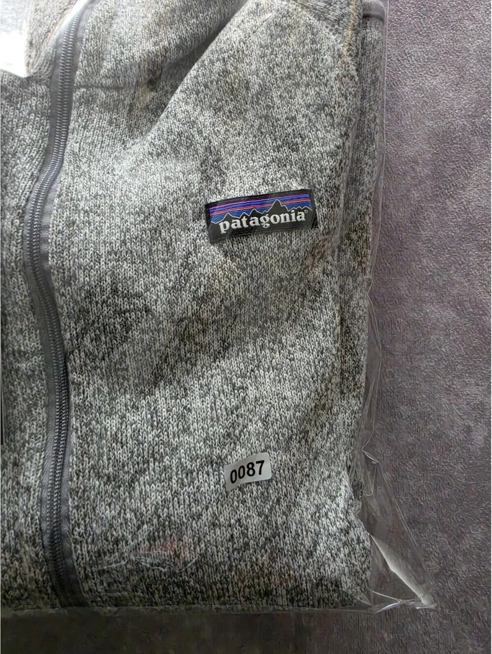 Patagonia Better Sweater Full Zip Fleece Jacket Women's Medium Gray Hiking