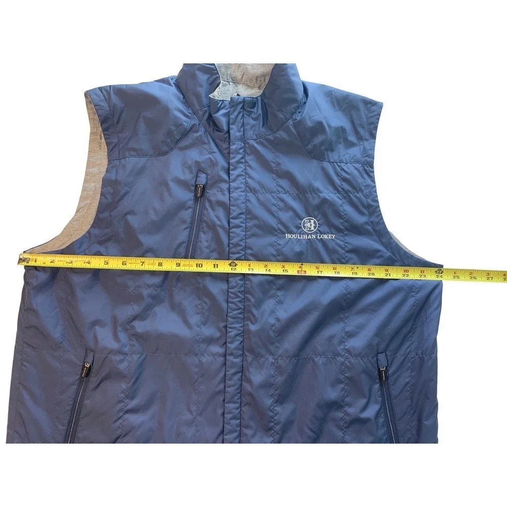 Zero‎ Restriction Reversible Tour Series Men's Golf Vest Navy Blue Gray Large