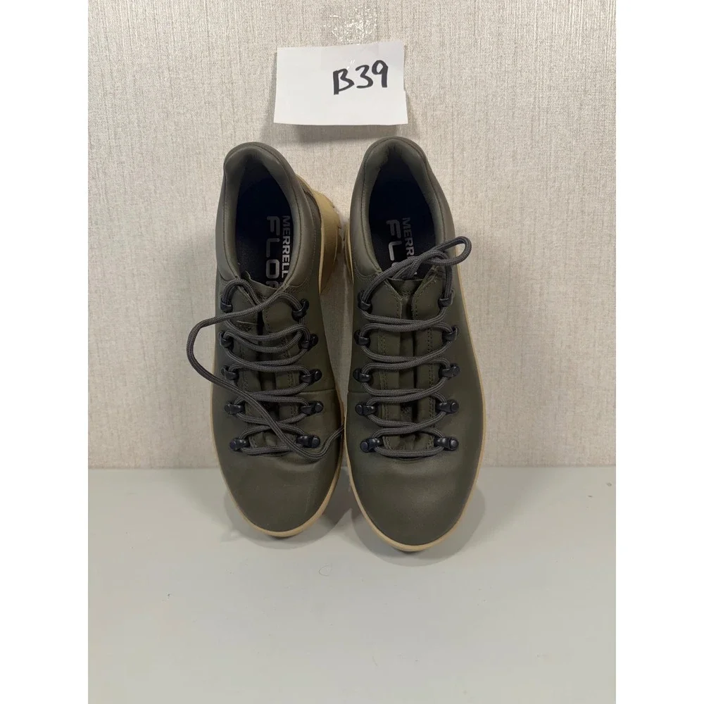 Merrell Womens Size 10 Bristol Olive Green Leather Low‎ Hiking Shoes