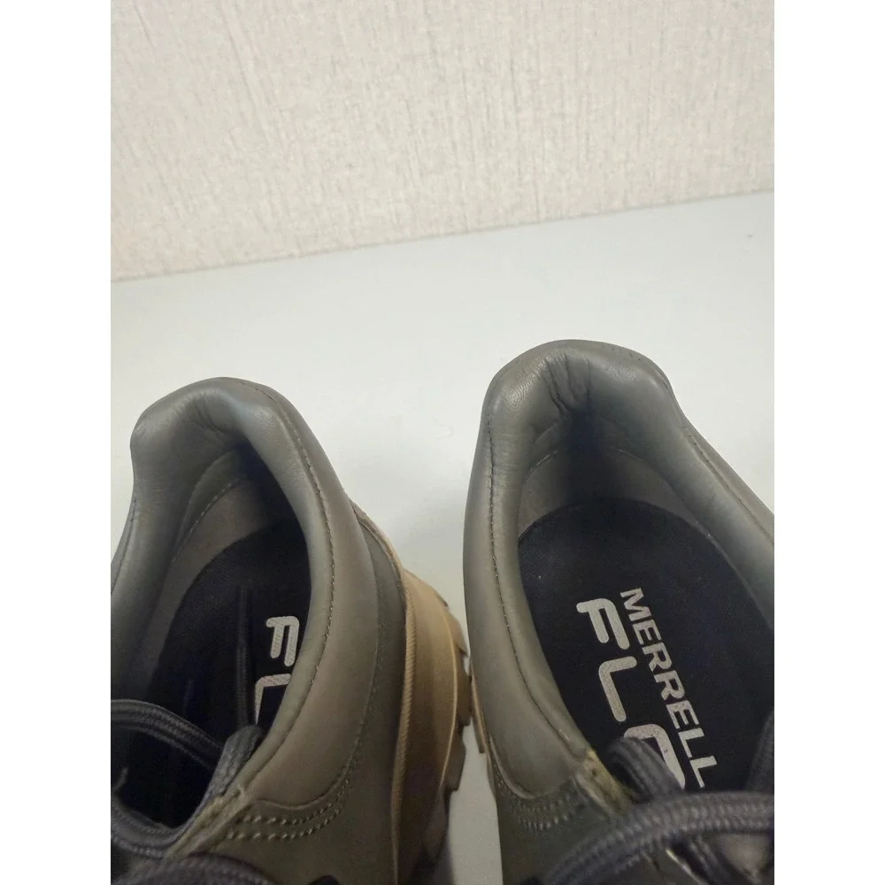 Merrell Womens Size 10 Bristol Olive Green Leather Low‎ Hiking Shoes