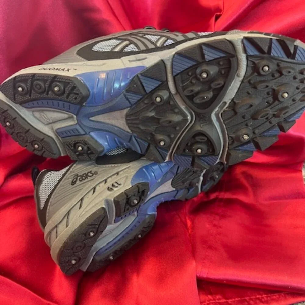 Asics Gel TN6B0 Men's Water‎ Resistant Spiked Traction low sneakers Size 8.5