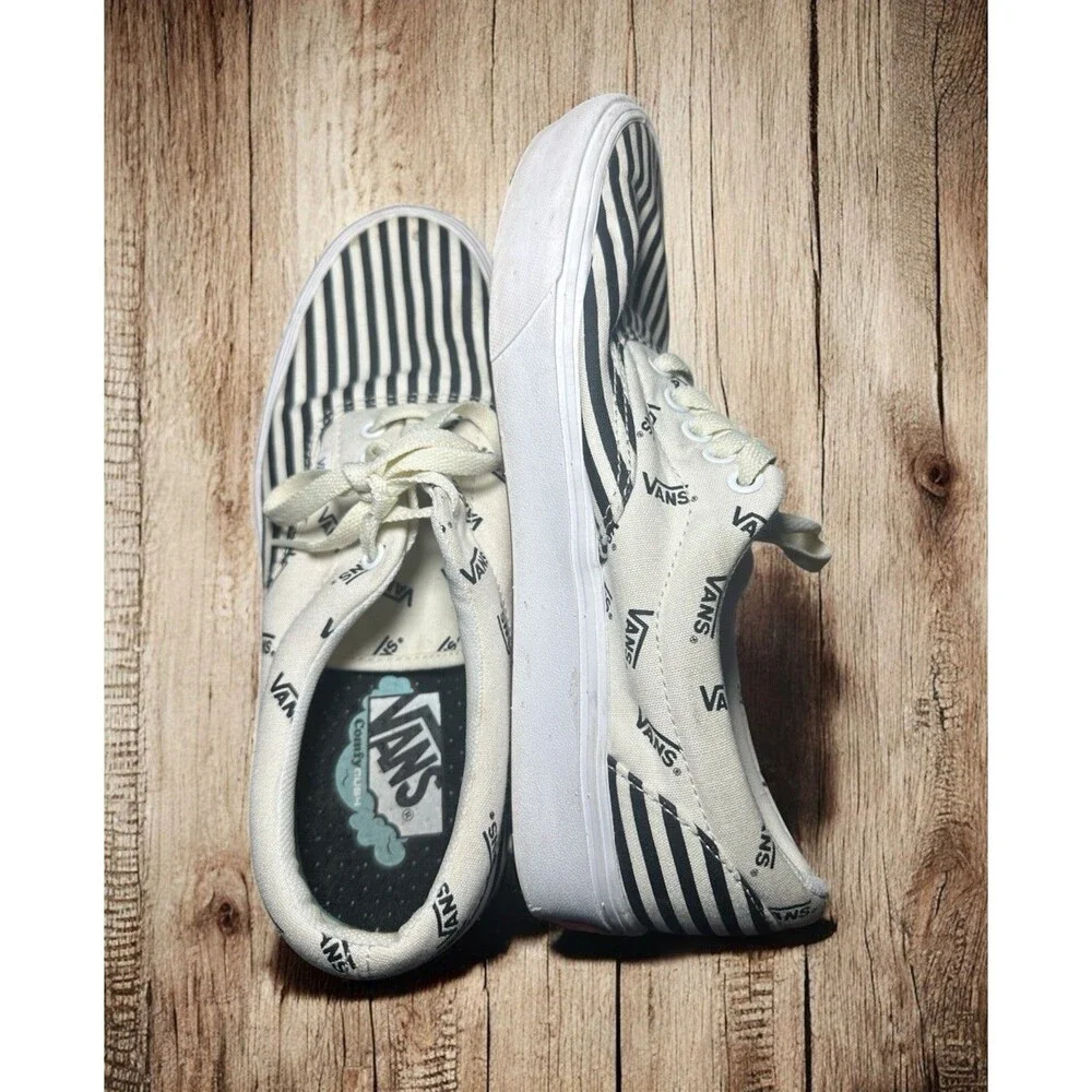 Vans ComfyCush Black Marshmallow Sneakers‎ Mens 8.5