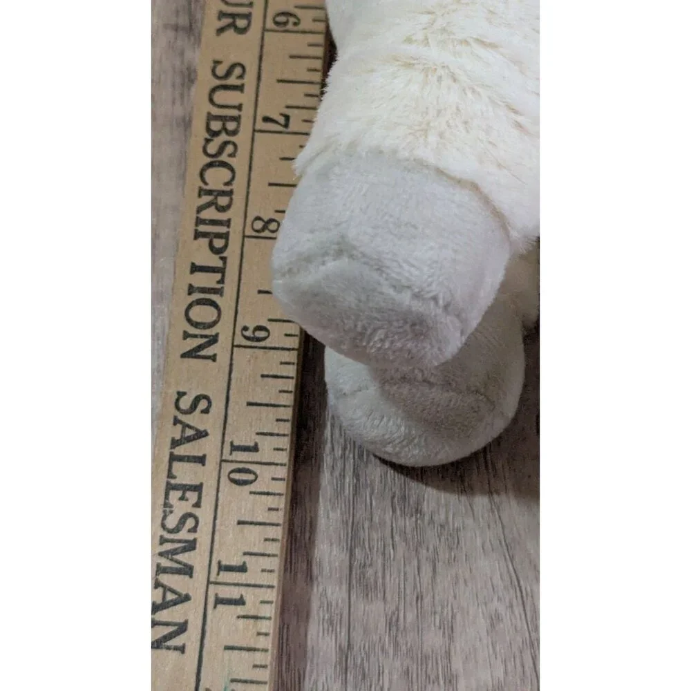 KELLYTOY Giraffe Plush Soft Stuffed‎ 11” Rattle K Luxe Baby Cream Gray Lovey EUC