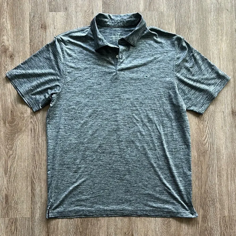 Vineyard Vines Performance Short Sleeve Polo Grey Size‎ Large