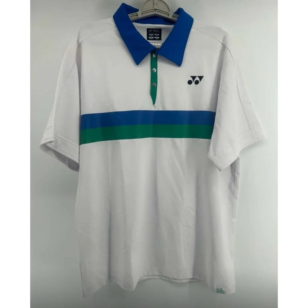 Yonex Tennis Polo Shirt‎ White 75th Anniversary Size XXL Limited Edition Rare