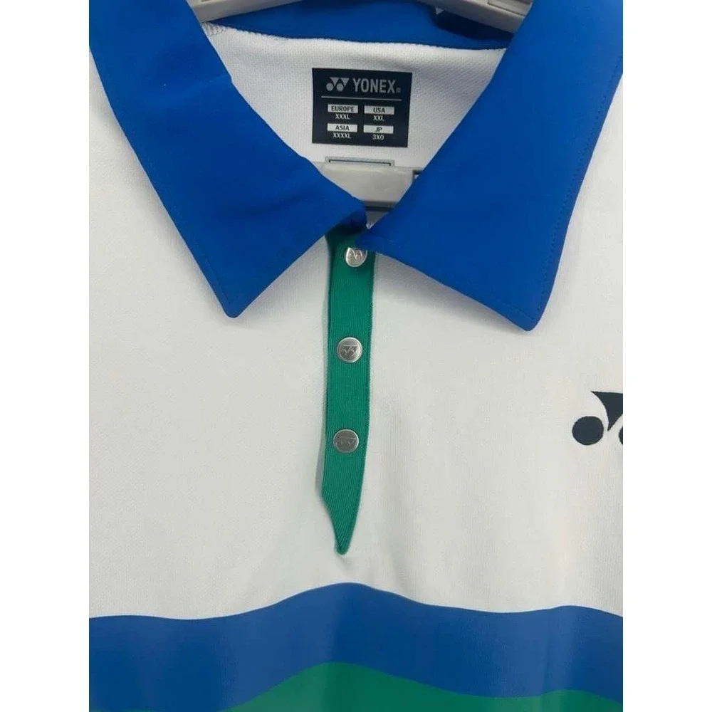 Yonex Tennis Polo Shirt‎ White 75th Anniversary Size XXL Limited Edition Rare
