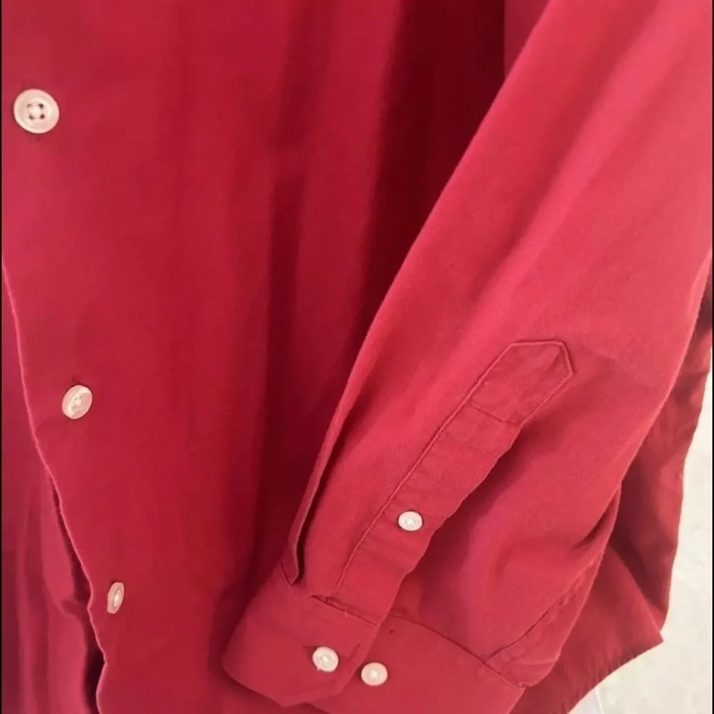 David Taylor Collection Button Down Shirt Red‎