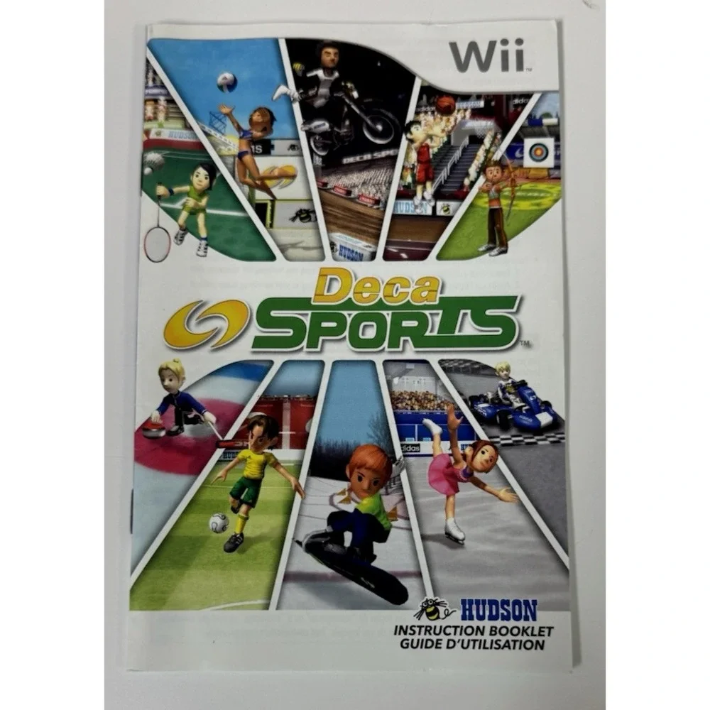 (Manual Only) Deca‎ Sport Nintendo Wii Pristine Authentic Instruction Booklet