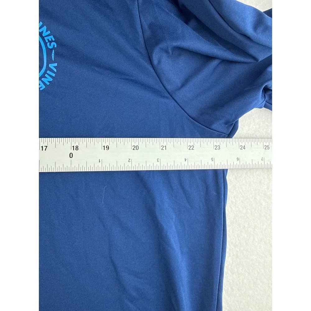Vineyard Vines Performance Mens‎ Large Blue Long Sleeve Whale Graphic T-Shirt