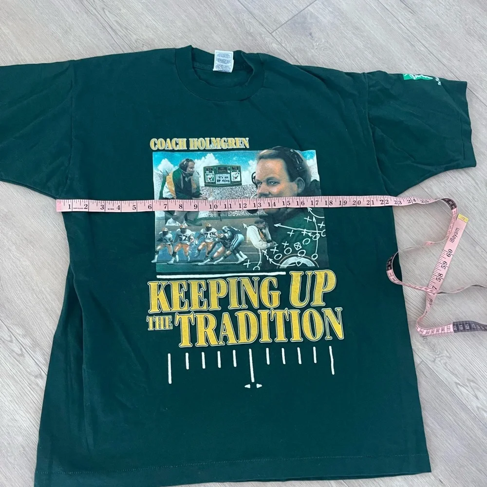 Vintage Green Bay Packers 90s Mike‎ Holmgren Tshirt