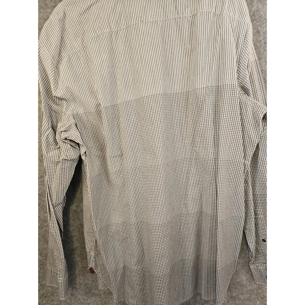Banana Republic‎ Heritage Shirt Mens 2XL Tailored Slim Fit Long Color Block NEW
