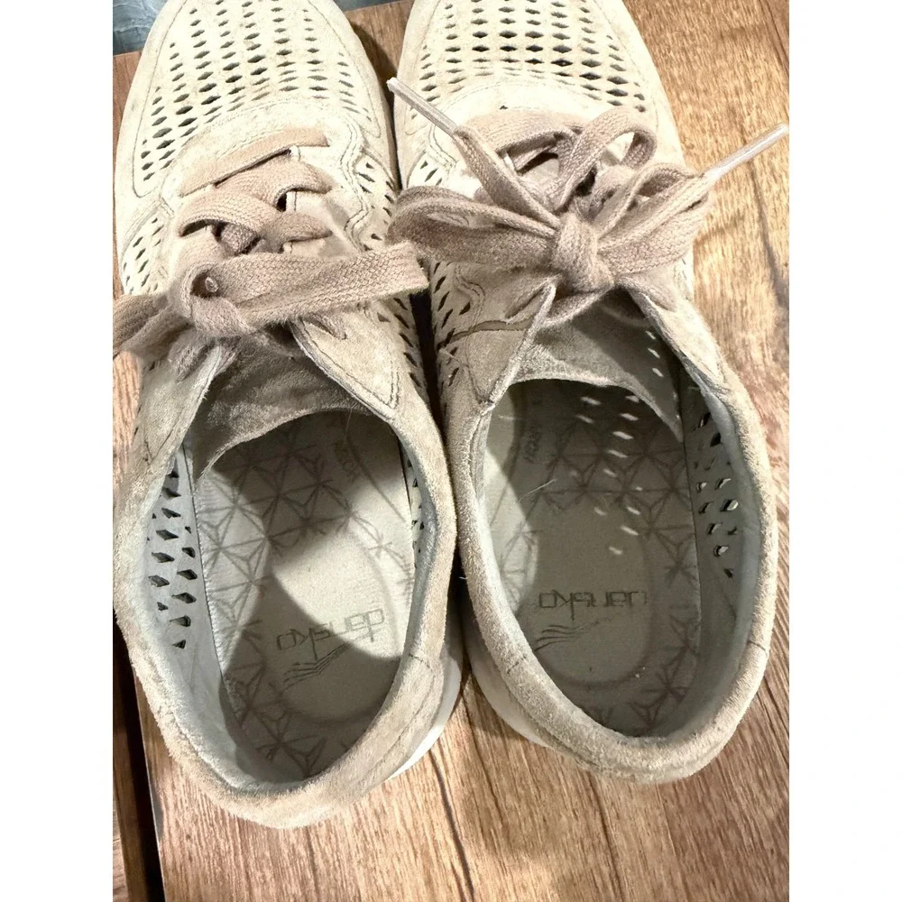 Dansko perforated suede