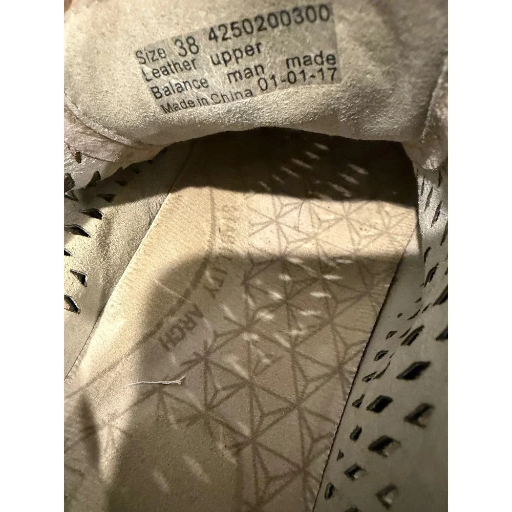 Dansko perforated suede