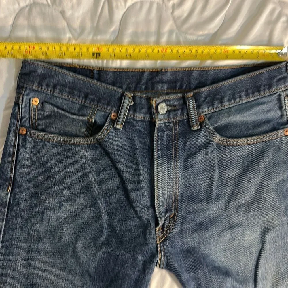 Levi’s 505 Denim Waist: 34, Inseam: 30 inches