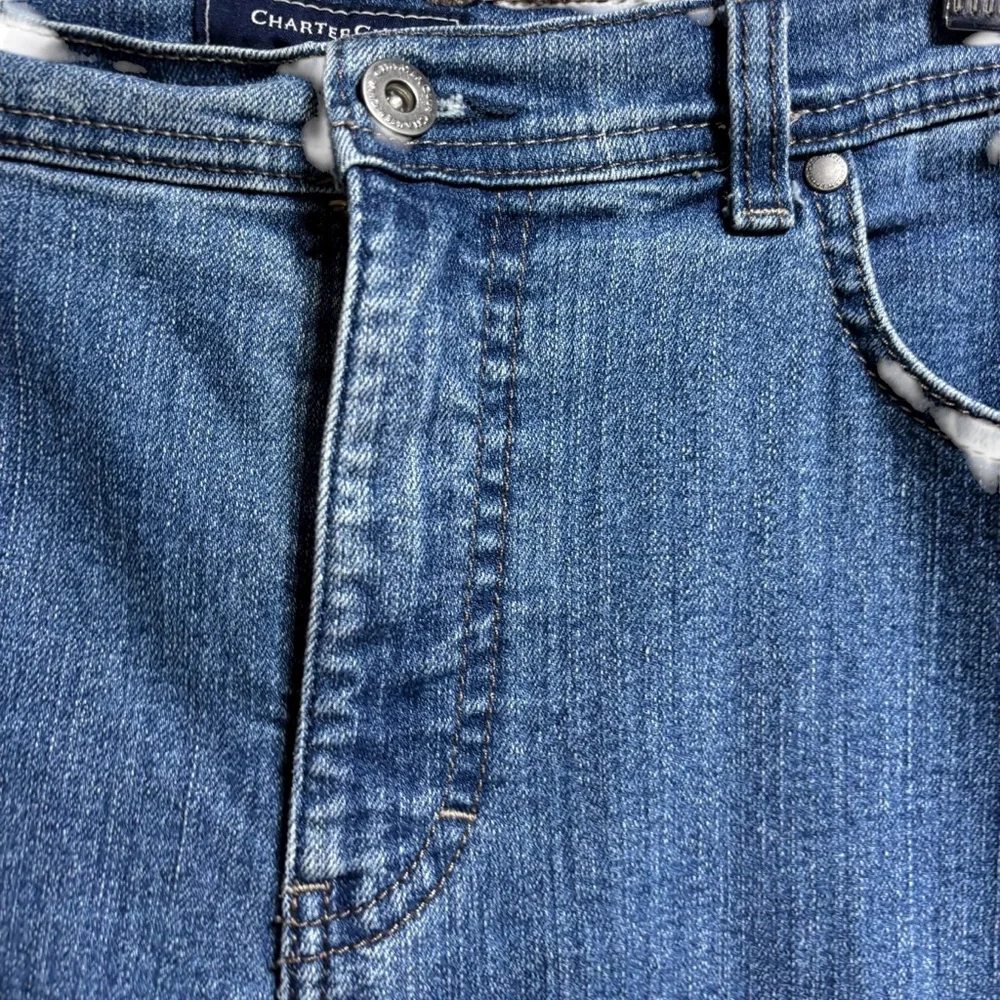 Charter Club Classic Straight Leg‎ Jeans Medium Wash Blue Denim Size 12 #63