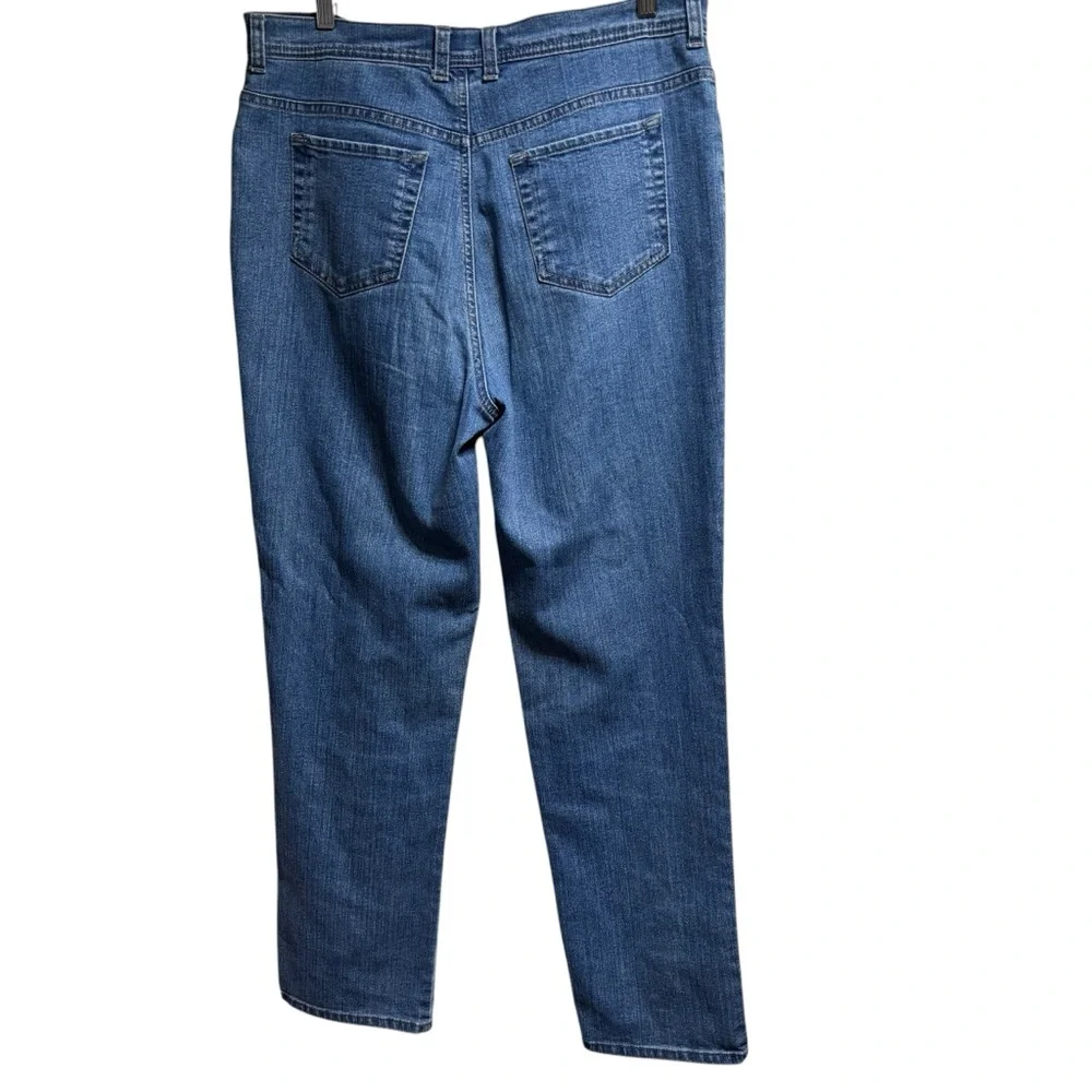 Charter Club Classic Straight Leg‎ Jeans Medium Wash Blue Denim Size 12 #63