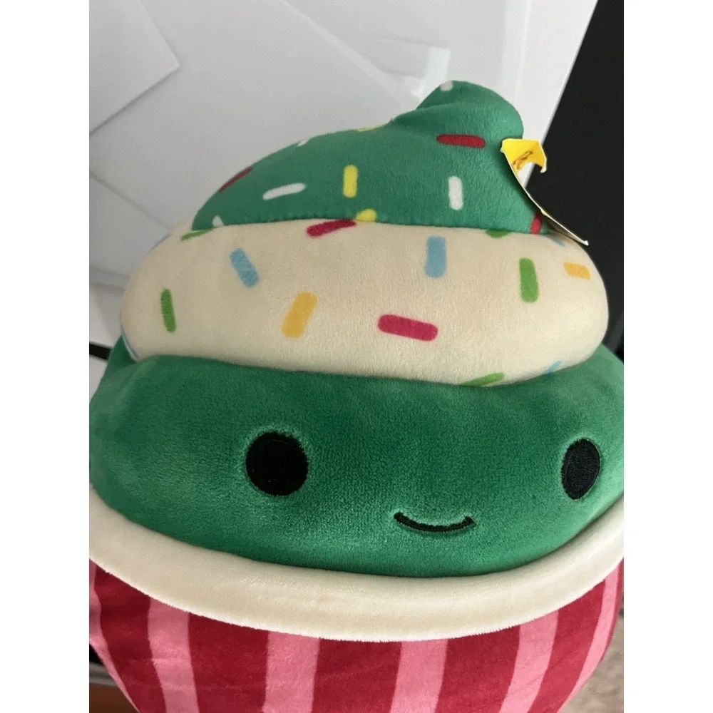 EUC Squishmallow Chantel Christmas‎ Cupcake 12