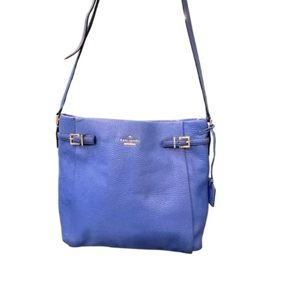 🎉SALE🎉 Kate Spade Holden Street Brandy‎ Blue Pebbled Leather Crossbody Bag