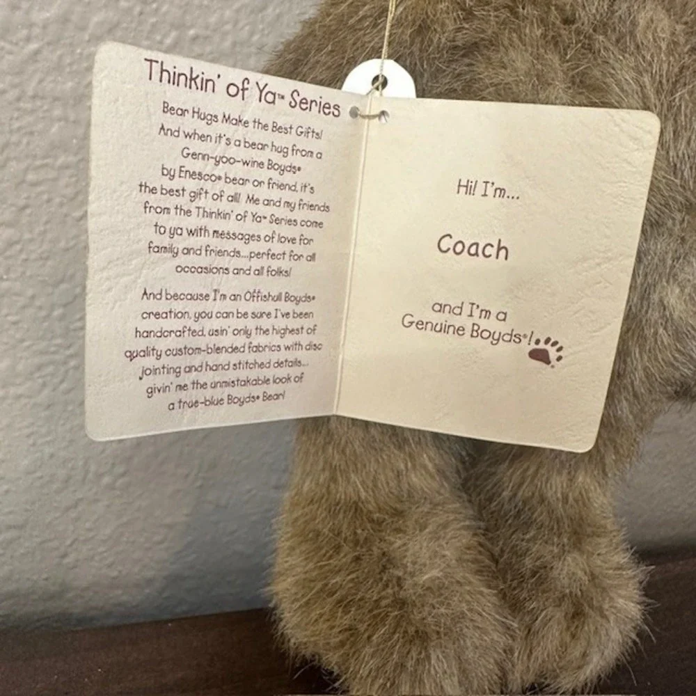 Boyds Bears by Enesco Coach Plush‎ Bear #4026198 6