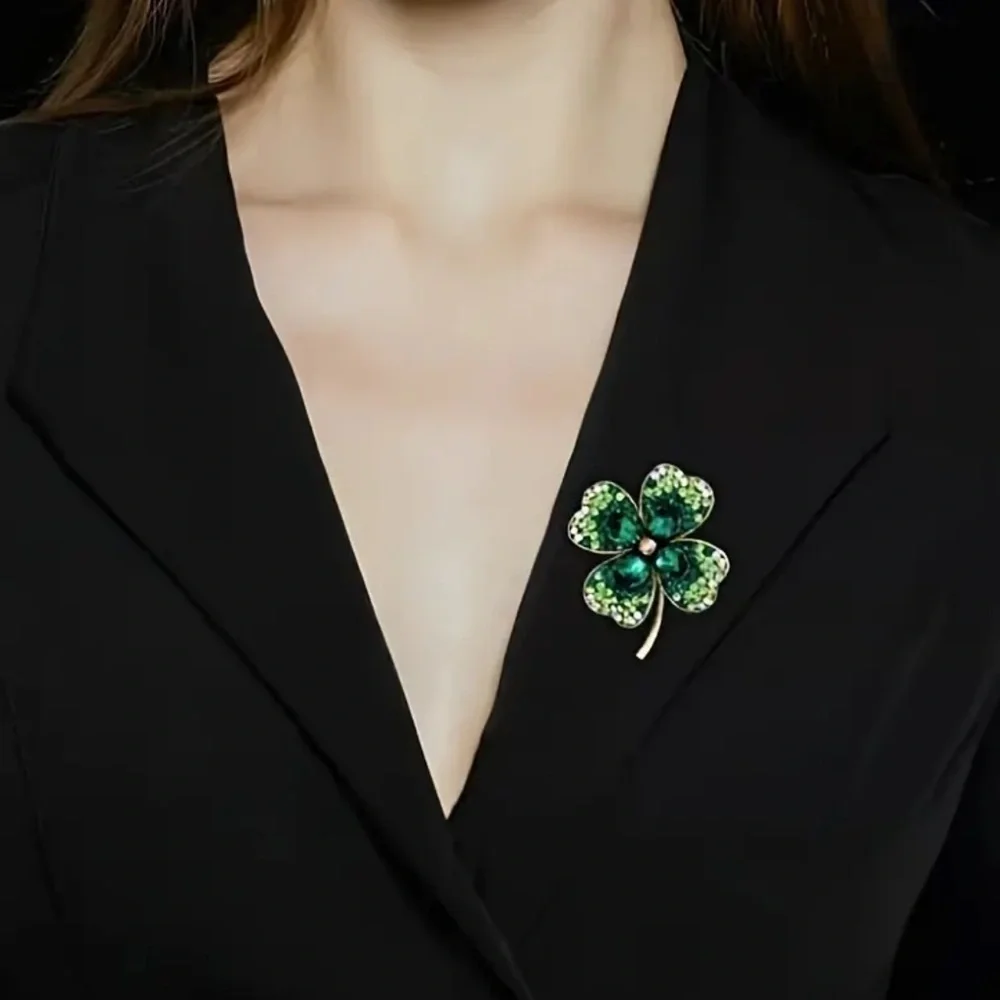 3/$25 Four Leaf Clover St. Patrick’s Day Pin Brooch Unisex