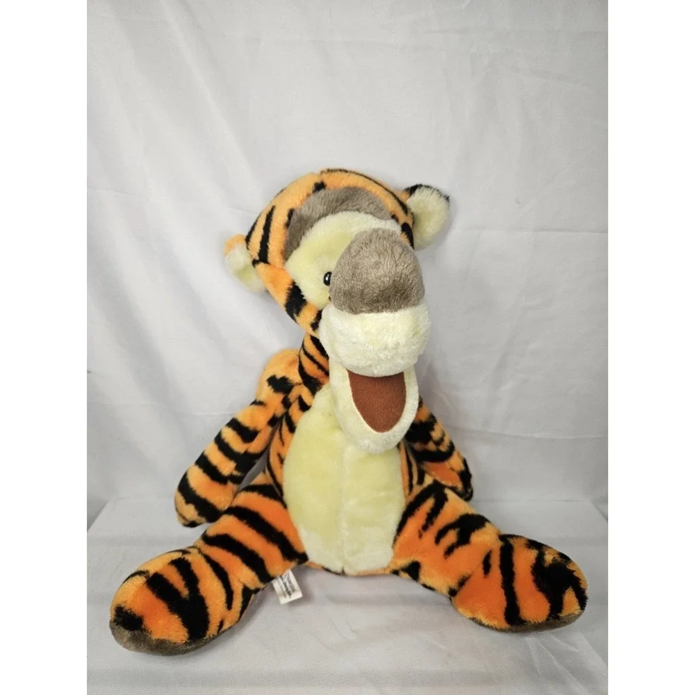 Disney Parks Tigger Plush Winnie the Pooh Orange Striped Tiger 15 Inch Toy