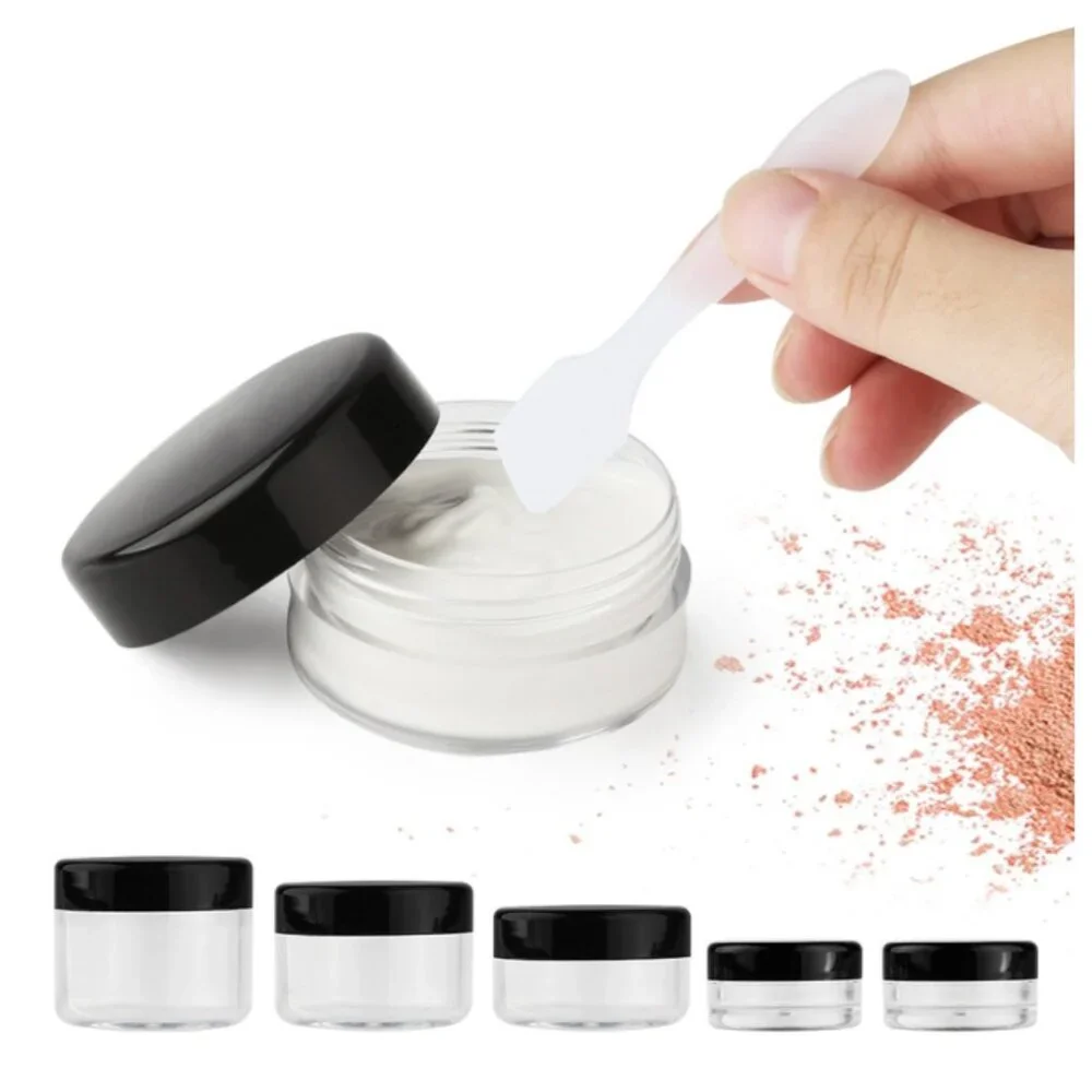 NWT Mini Travel Containers with Lids & Spatulas 10 Pieces