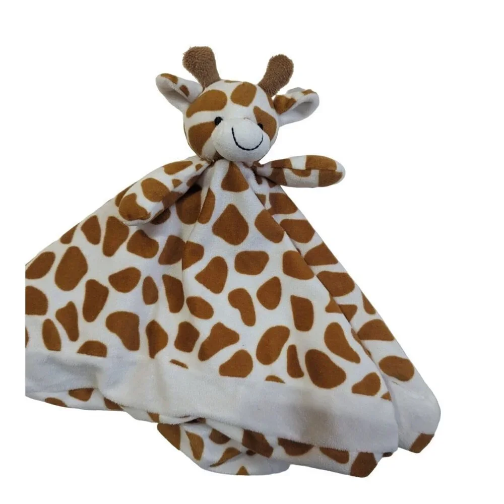 Apricot Lamb giraffe lovey security blanket plush stuffed‎ animal toy baby